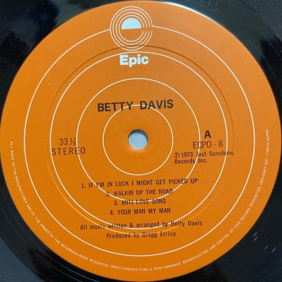 安い購入Betty Davis (LPレコード)洋楽【別倉庫からの配送】D6