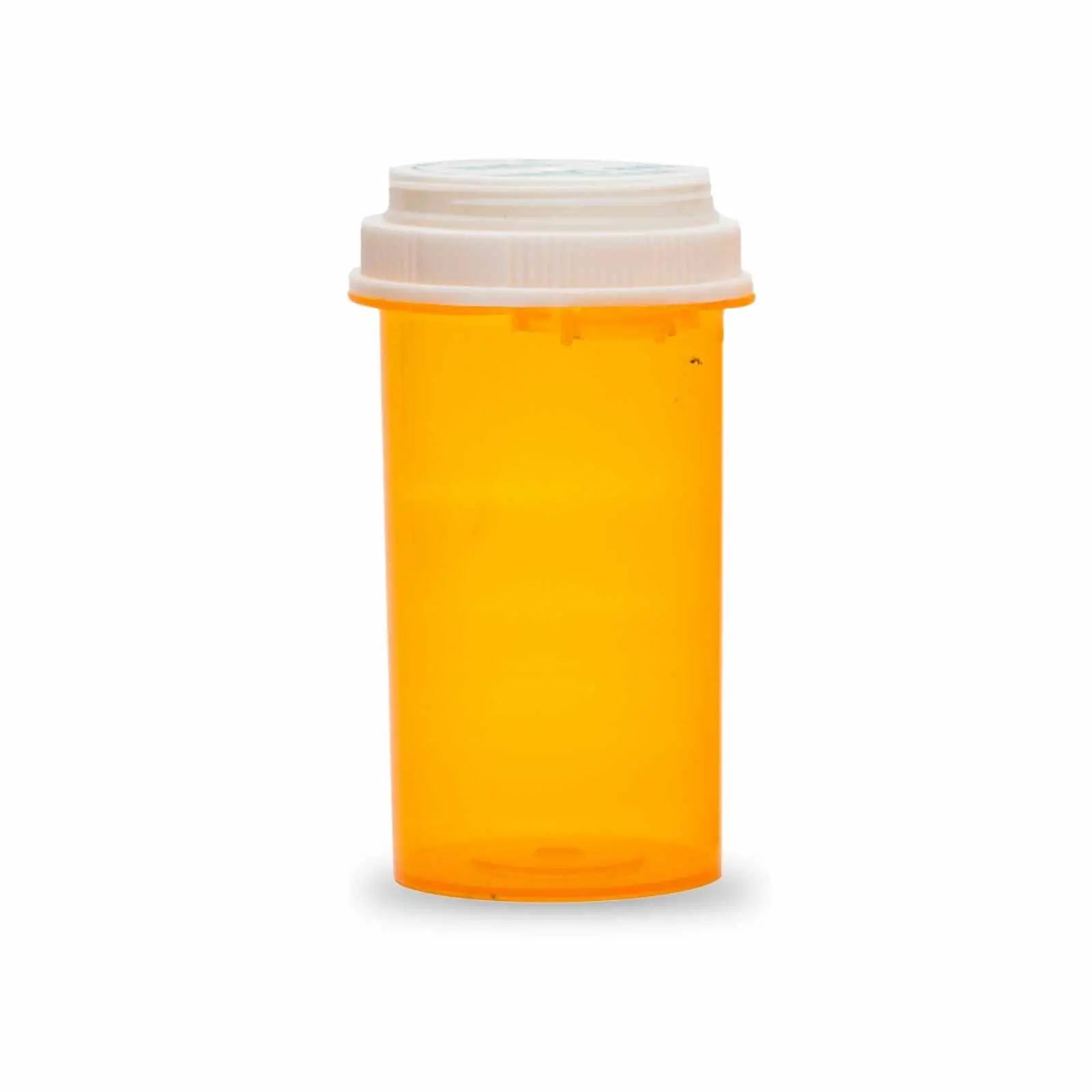 30 Dram Amber Thumb Tab Reversible Cap Vials 50 Per Case