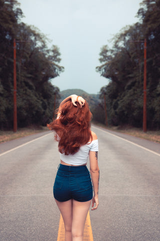Red Haired Girl- Copper Coloured Hair