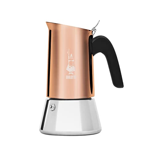 bonVIVO Intenca Stovetop Espresso Maker - Luxurious, Stainless Steel  Italian Coffee Maker for Camping or Home Use - Makes 6 Cups of Full-Bodied  Coffee