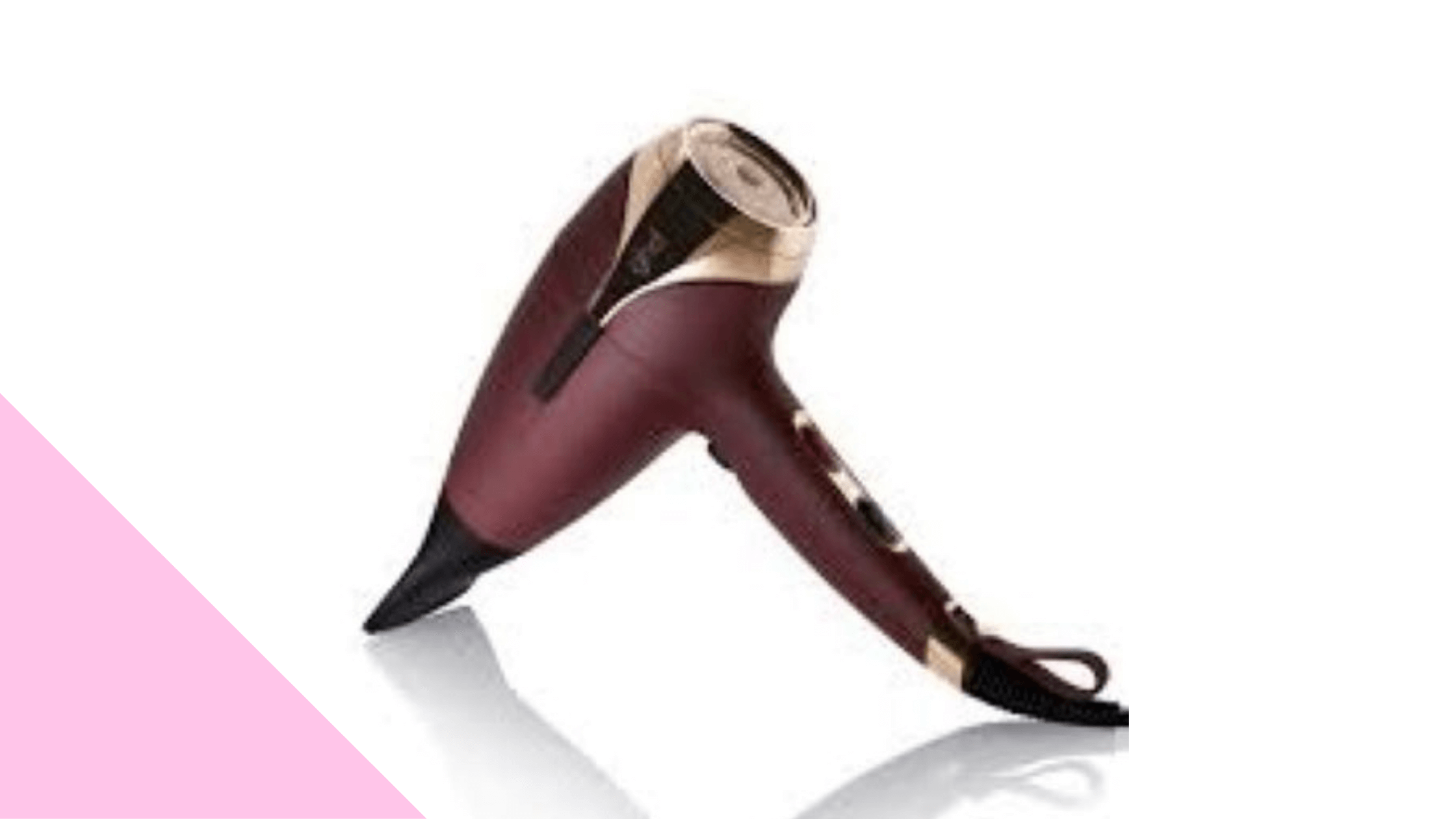 ghd Plum & Gold Trim Blowdryer Gift Guide for Long Hair