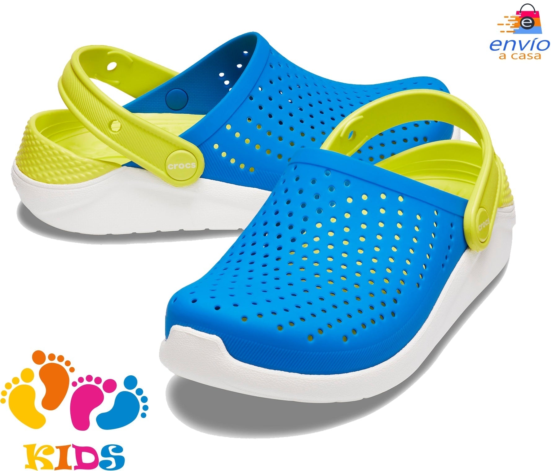 CROCS LiteRide KIDS Azul Verde Ref.:  