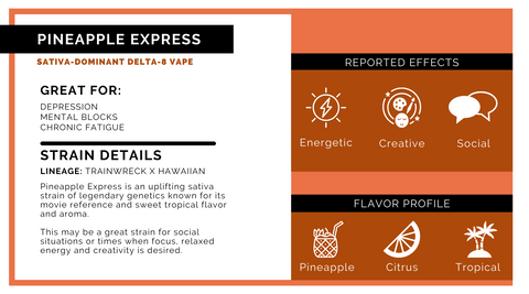 Pineapple Express Delta-8 Strain Info Guide