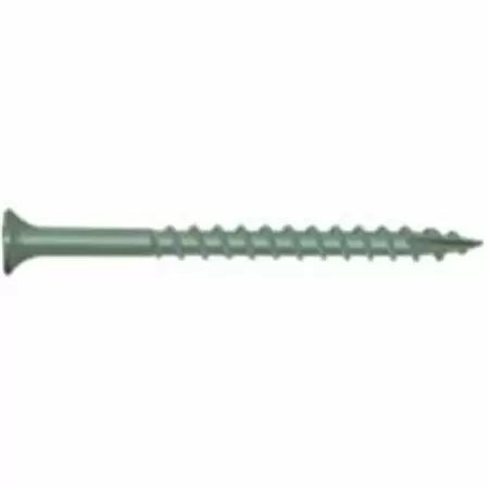 National Nail 3-1/2 in. #10 ProTech Green Premium Star Drive Bugle-Head Deck Screws (3-1/2" #10, Green)