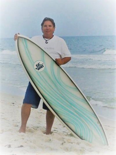 Glenn McNatt surfing