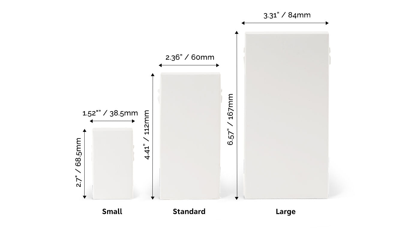 Compliant child resistant boxes wholesale size guide