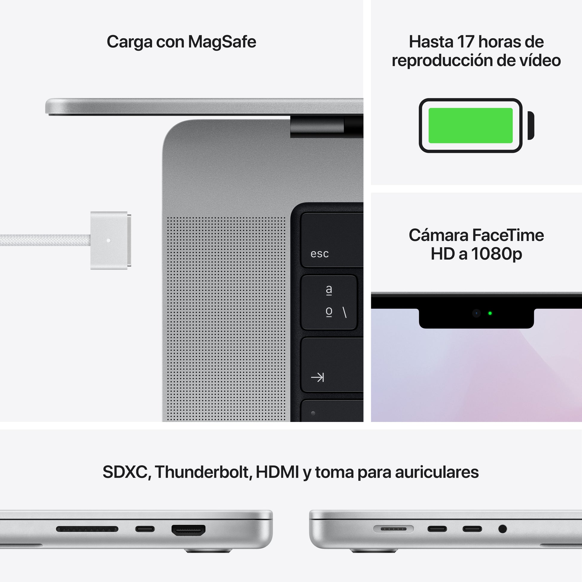 Gris espacial / 16GB / 512 GB