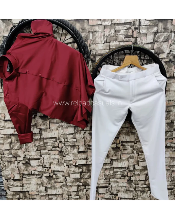 Red Shirt Matching Pant Ideas | Red Shirts Combination Pants - TiptopGents  | Red shirt, Combination pants, Red shirt outfits