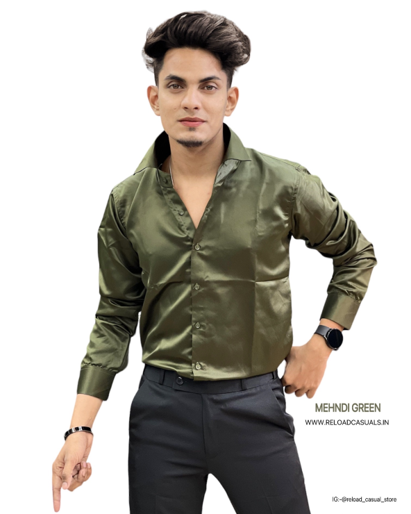 Straight Fit Pants In Light Mehndi Green Color | cotrasworld