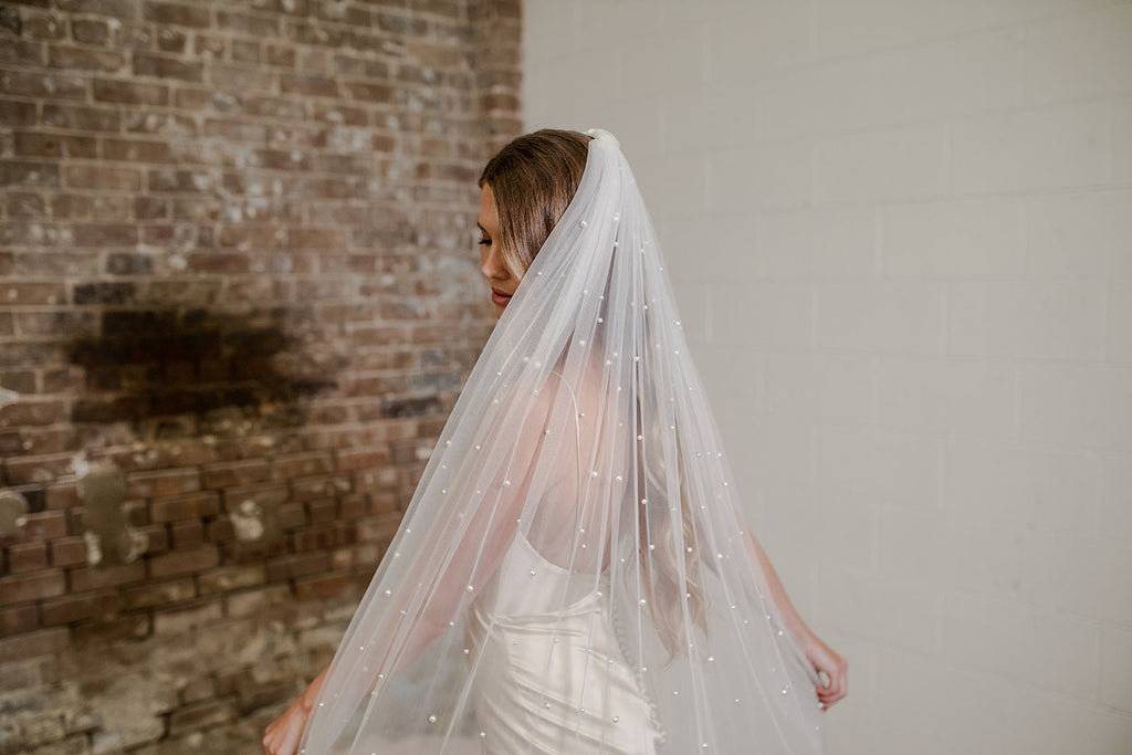 Hera Couture  Tilted Veil Guelph Bridal Boutique