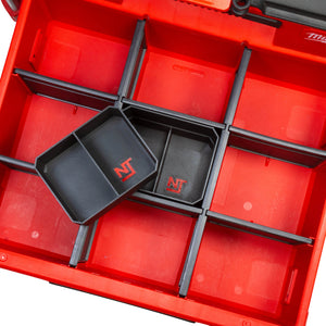 Stacking Divider Bins for Milwaukee PACKOUT 2-Drawer - Neat Tools - 3 Drawer Storage Bin