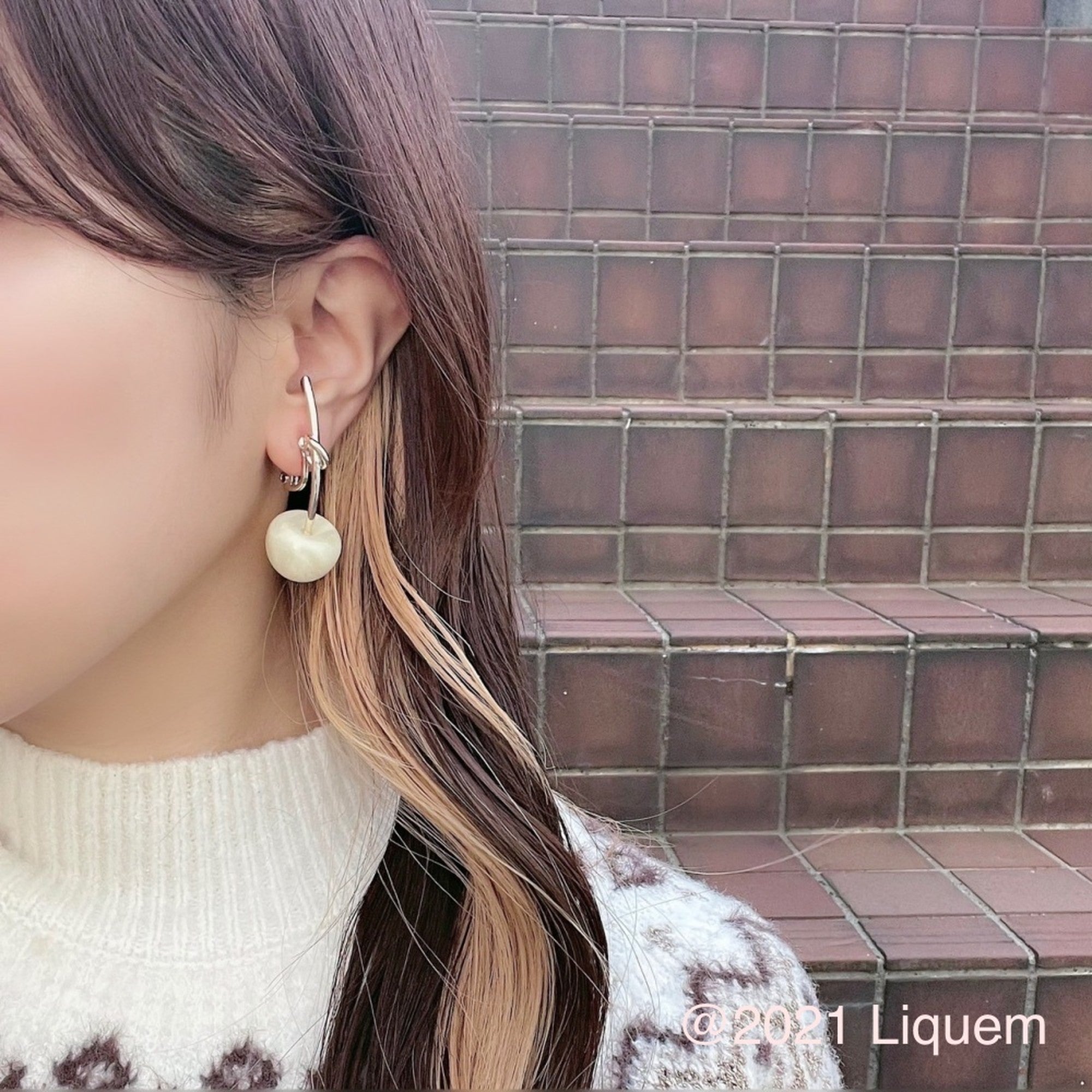 Liquem チェリー ピアス-