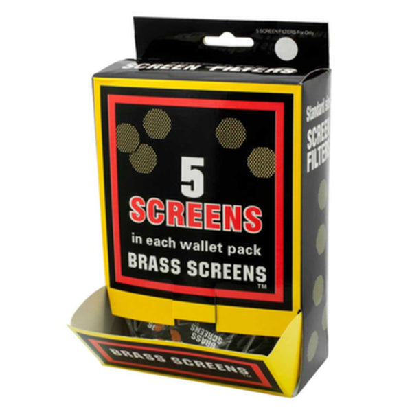 Randy's – .750″ [3/4″] Brass Screen Jar (36 packs of 20 screens