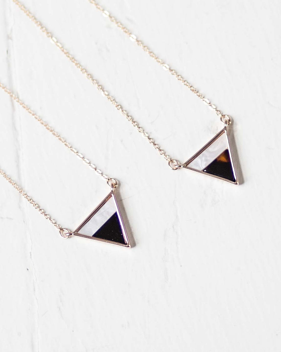 tiffany triangle necklace