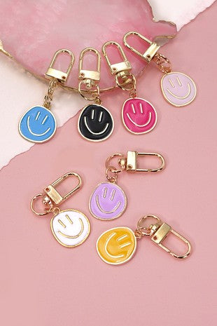 Smiley Face Keychain