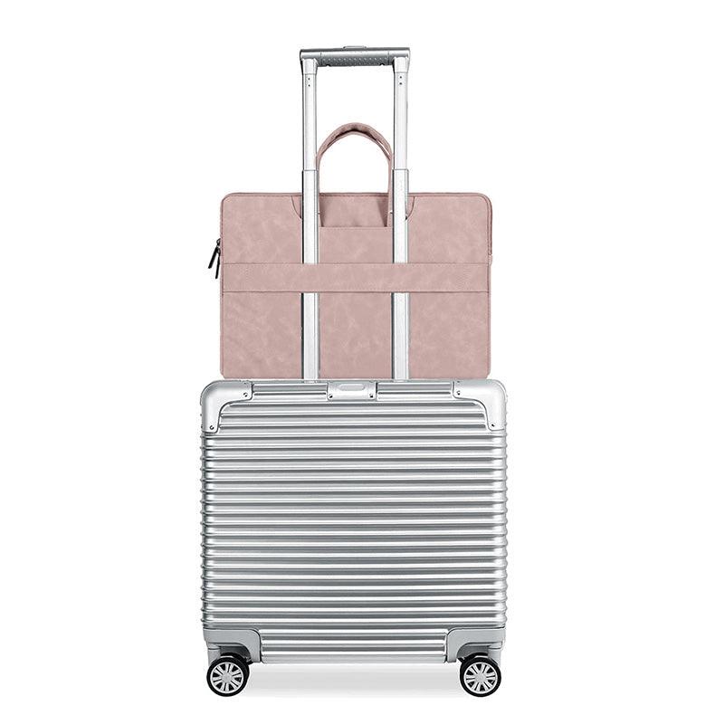 Hanging on luggage - Pink Laptop bag