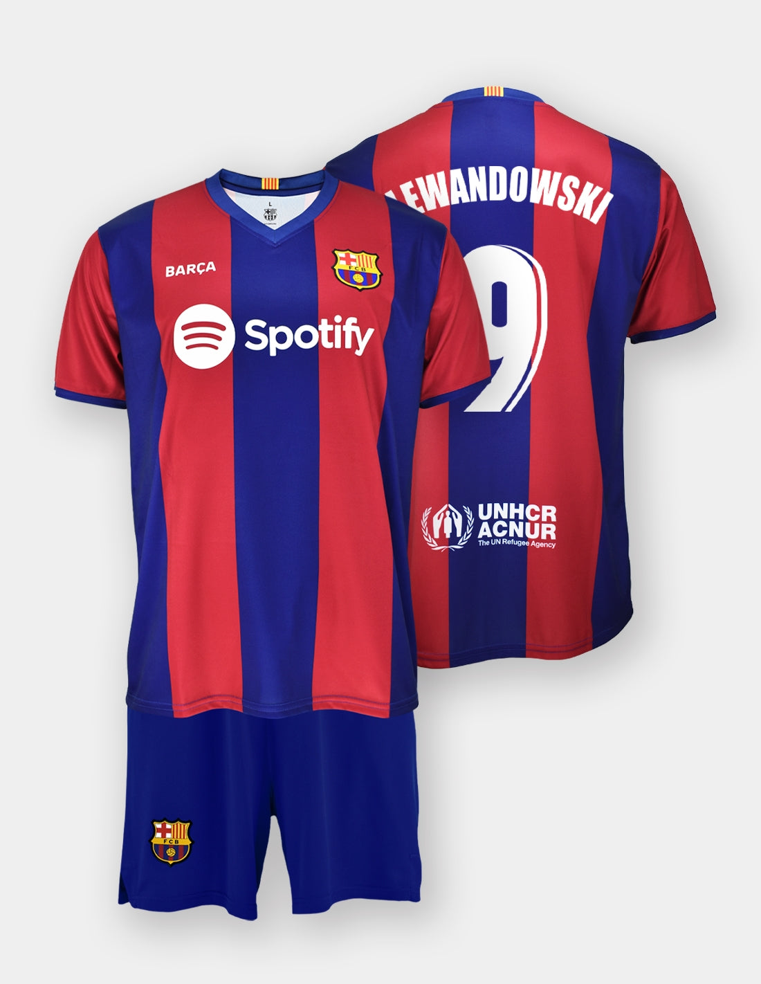 Segunda equipación FC Barcelona 2023/24 Equipación de tres piezas