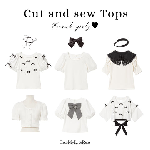 Rose CUt and sew Tops フレンチガーリー – レディースファッション ...