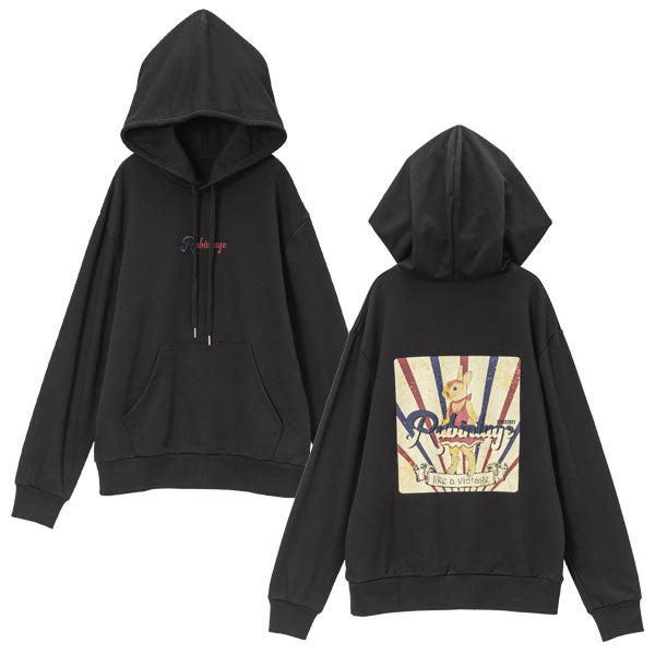 【stepup対象】【Rabintage】Retoro Girl Rabbit Hoodie