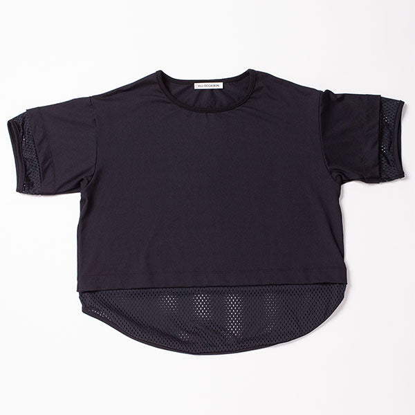 【stepup対象】Mesh combination tee