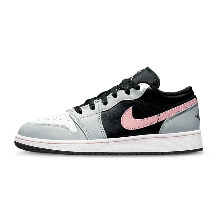 grey black and pink jordan 1