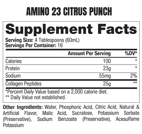 Amino23 Citrus Punch