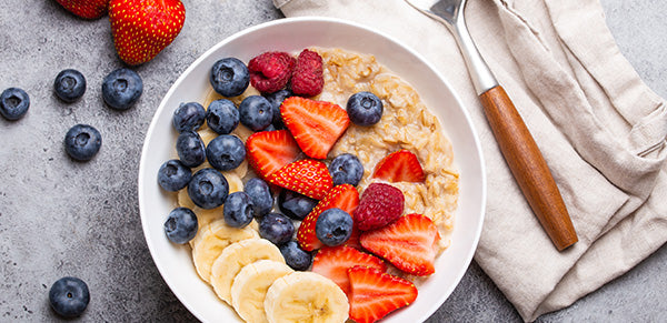 Bowl of Oatmeal with Berries