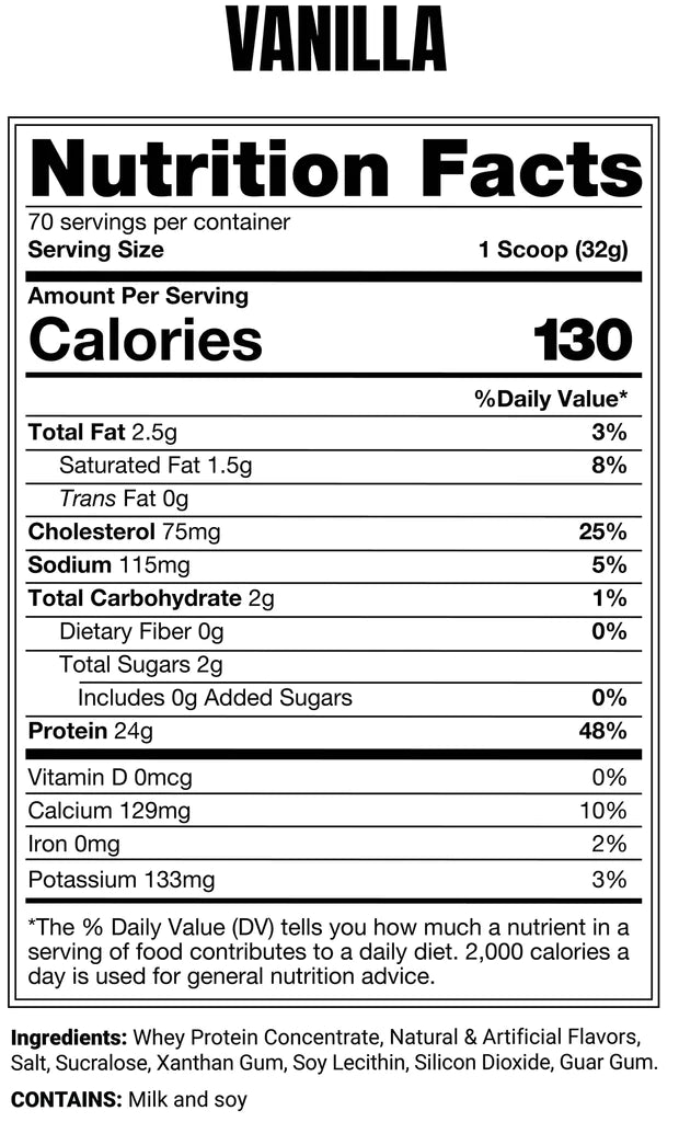 Whey Concentrate Vanilla NFP