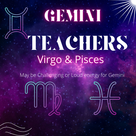 Gemini Challening Zodiac signs are Virgo and Pisces