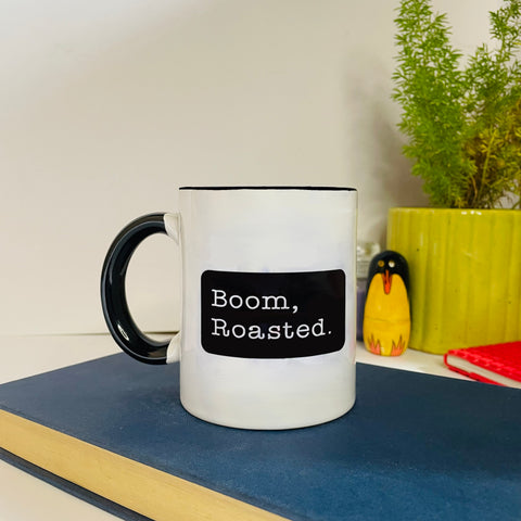 how to care for ceramic coffee mugs and delicate crockery best care instructions for posh the studio artwork gift merchandise boom roasted mug black coffee mug buy online india inspired merch THE OFFICE tv show netflix popular series