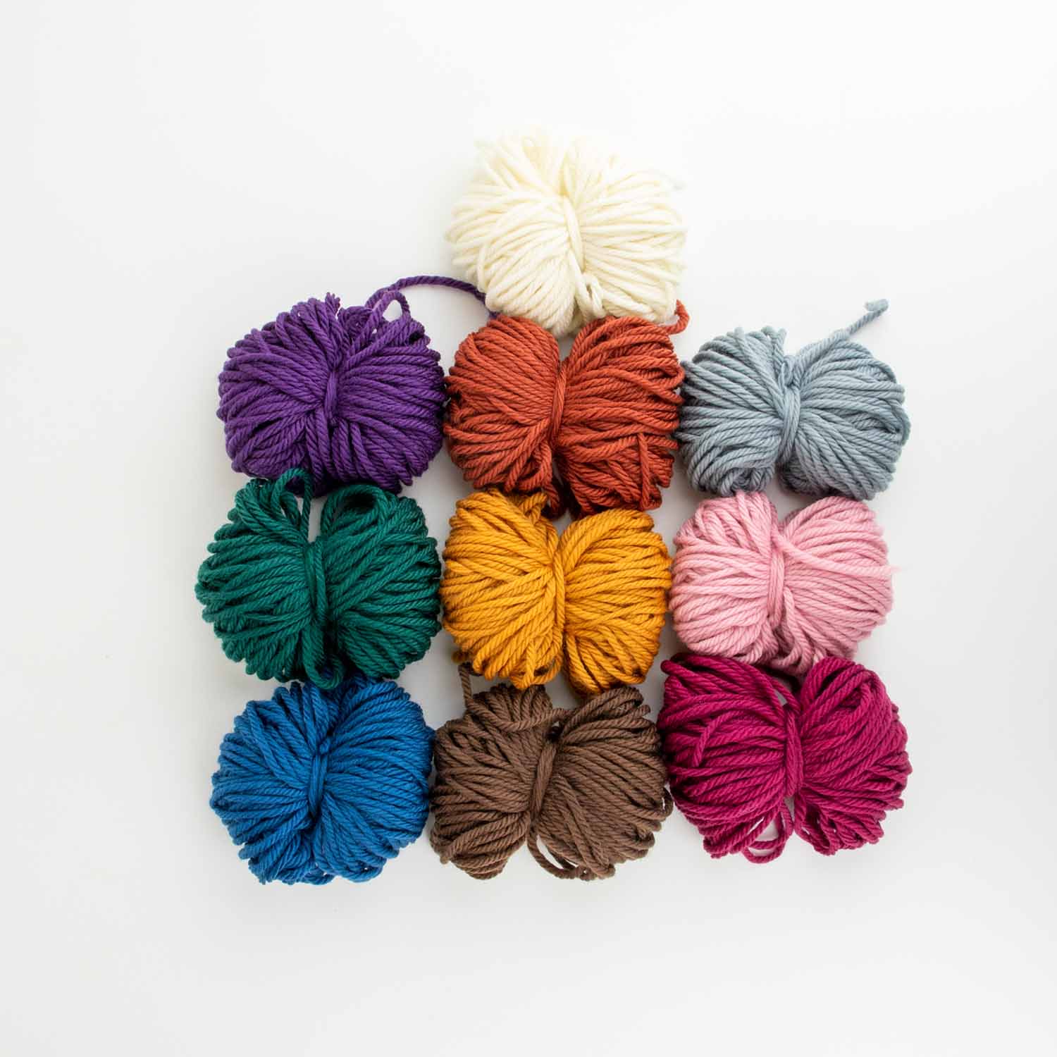 Colorful Crochet Yarn Bundle - 4 Balls