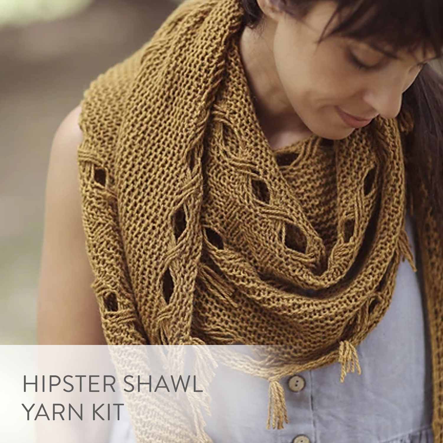 Spiced Honeycomb Cowl Yarn Kit - Symphony & Shadow - Fiber Optic Yarns