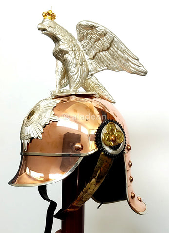 eagle pickelhaube prussian german metal helmet