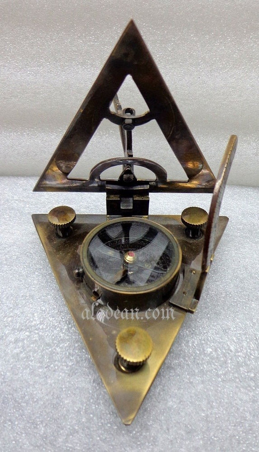 Solid Brass Sundial Compass - Gilbert & Sons London - Manufacturer