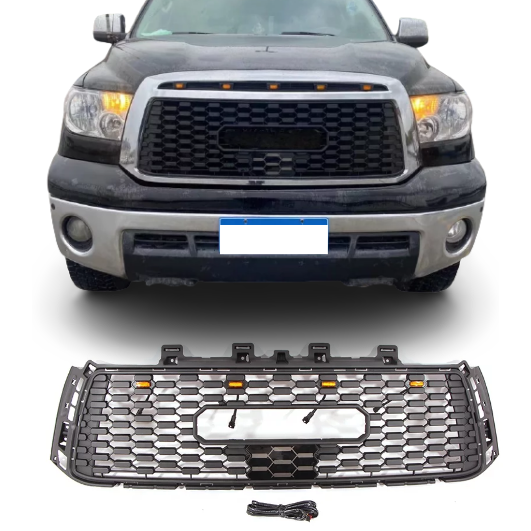 Grille For 2010-2013 Toyota Tundra Front Bumper Grill Insert Black Mes