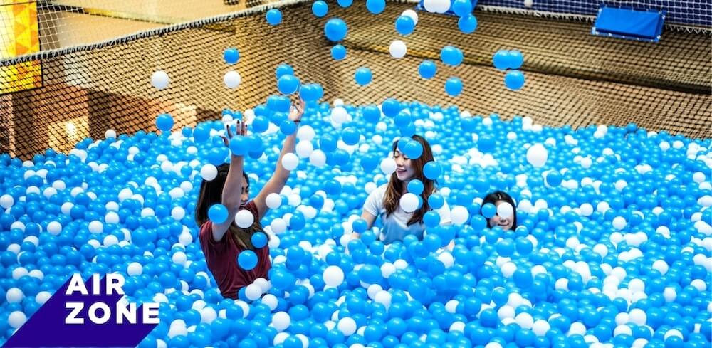 Airzone ball pit. Photo by Airzone Singapore.