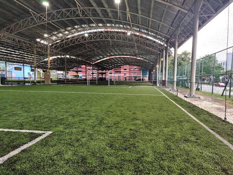 Indoor futsal at Kovan Sports Centre. Photo by Vibindas M.