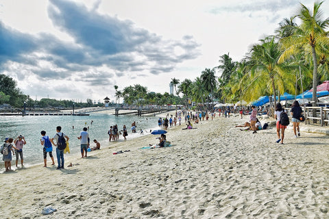 Siloso Beach at Sentosa Island. Photo by Choo Yut Shing..jpeg