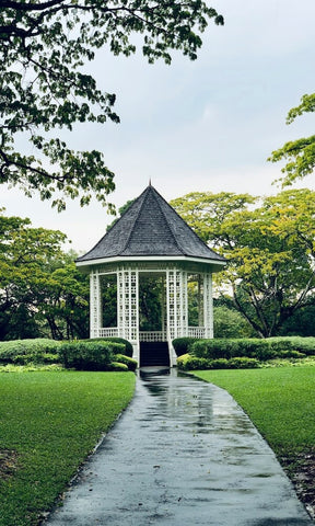 The UNESCO World Heritage Site Singapore Botanic Gardens' iconic gazebo. Photo by Samson Thomas.