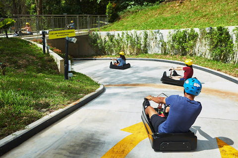 Skyline Luge Ride in Singapore. Photo by Singapore Skyline Luge.