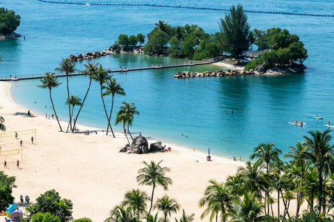 Tanjong Beach in Singapore, Sentosa Island. Photo by Ravish Maqsood.