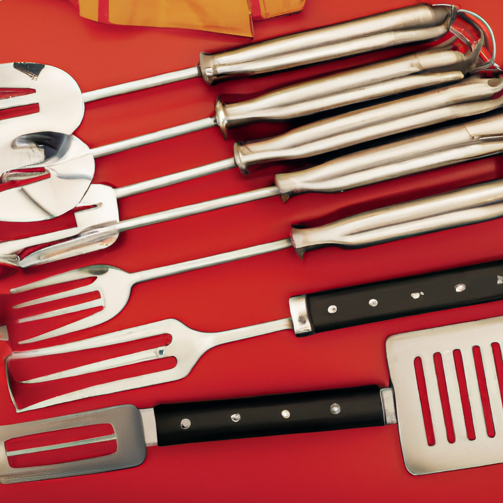 Which grill tools are necessary for achieving the perfect sear on meats?