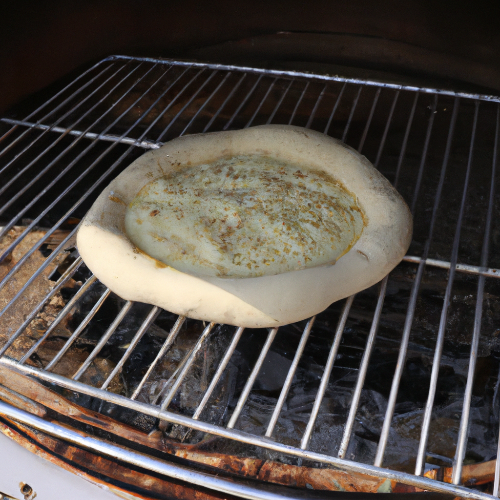 How to prevent pizza dough from sticking to the grill?