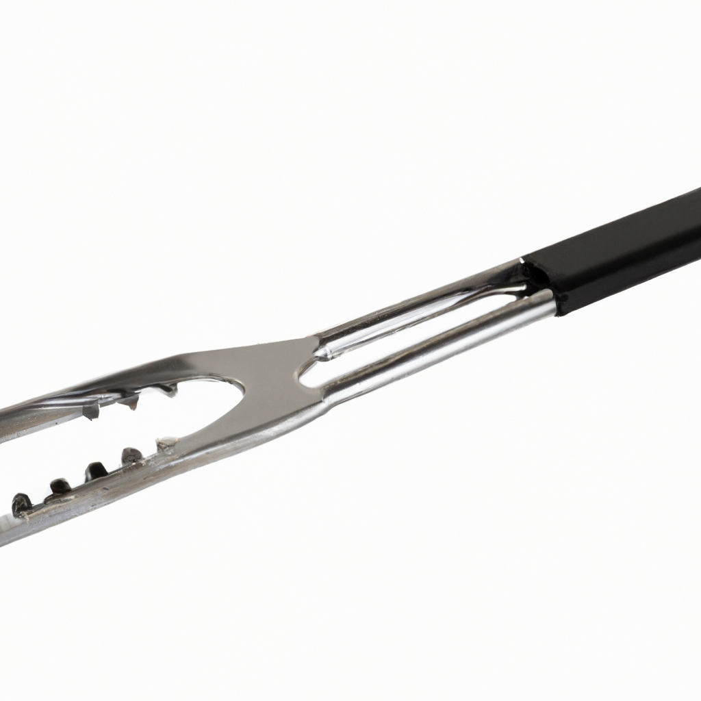 What are the advantages of using long-handled grill tongs?