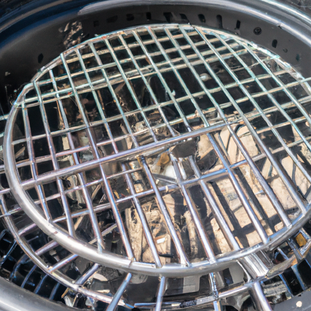 How can the cylinder shape of the grill baskets improve the grilling process?