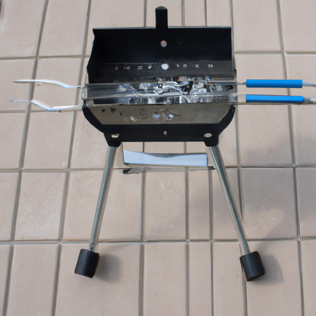 What are the advantages of using flat metal skewers for grilling?