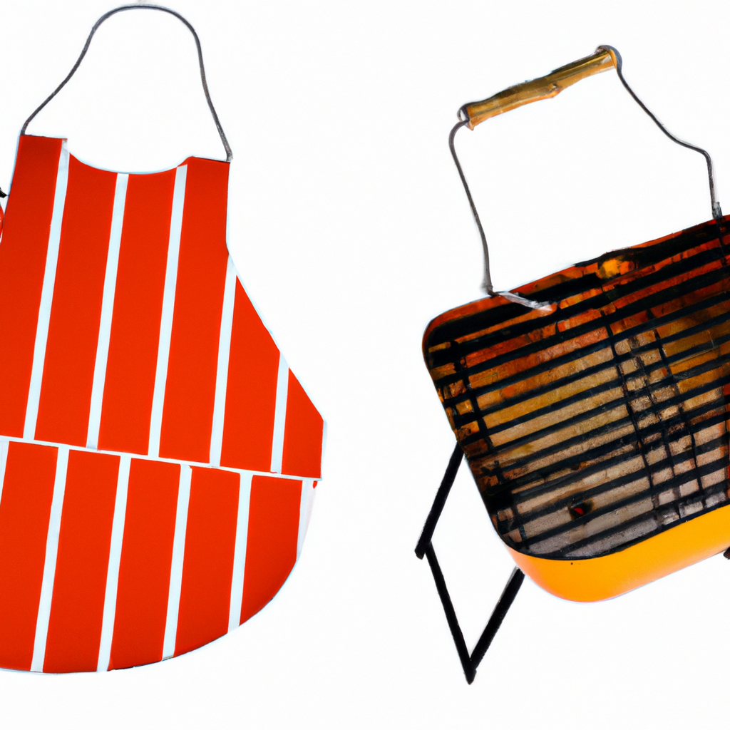 Why are grilling aprons important for backyard grilling?