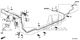 Genuine Honda Fuel Rail Joint Pipe Set 16012-5PA-315 | PRL Motorsports