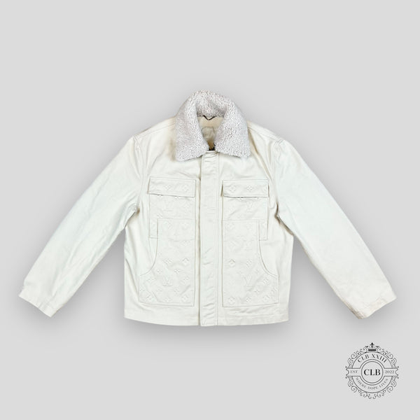 Louis Vuitton - Monogram Workwear Denim Jacket - Ecru - Men - Size: 52 - Luxury