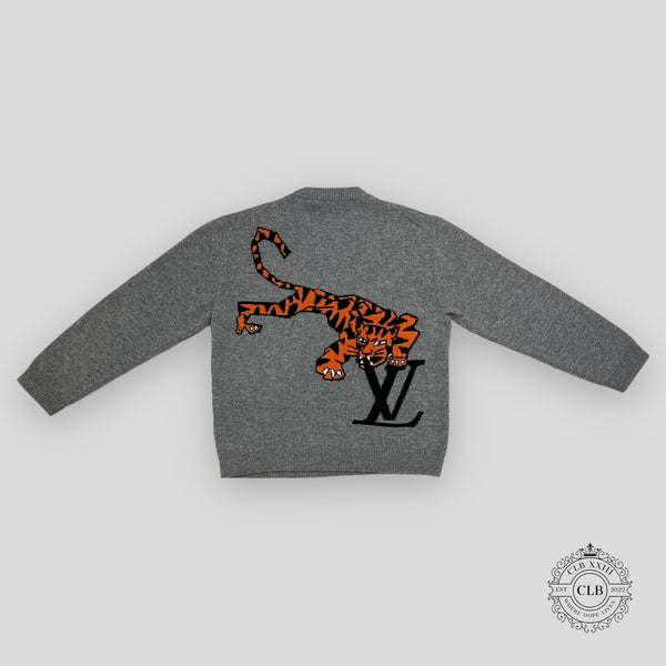 Louis Vuitton 2022 Tiger Intarsia Pullover - Sweaters, Clothing